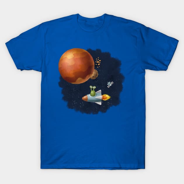 Aliens in space T-Shirt by CaptainPixel